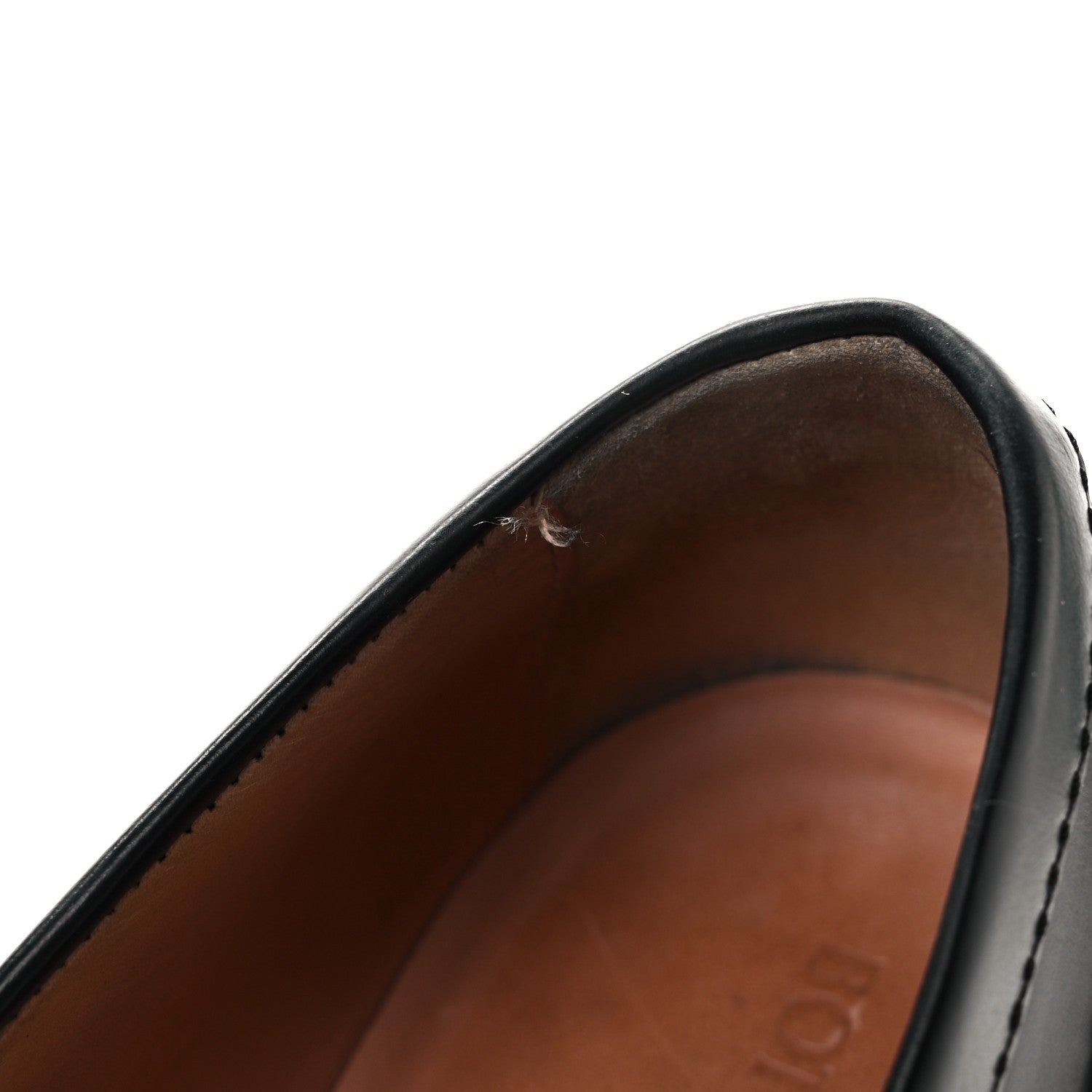 Bottega Veneta Brushed Calfskin Mens Loafers 41 Black 8 of 9