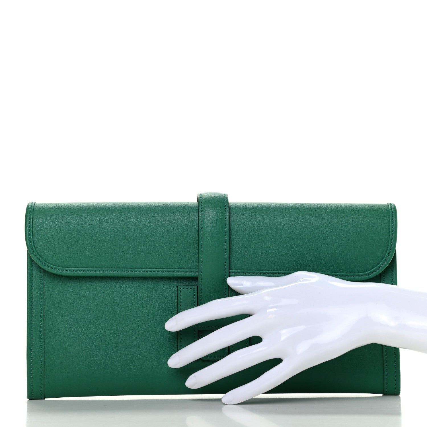 Hermes Swift Jige Elan 29 Clutch Vert Vertigo 2 of 8