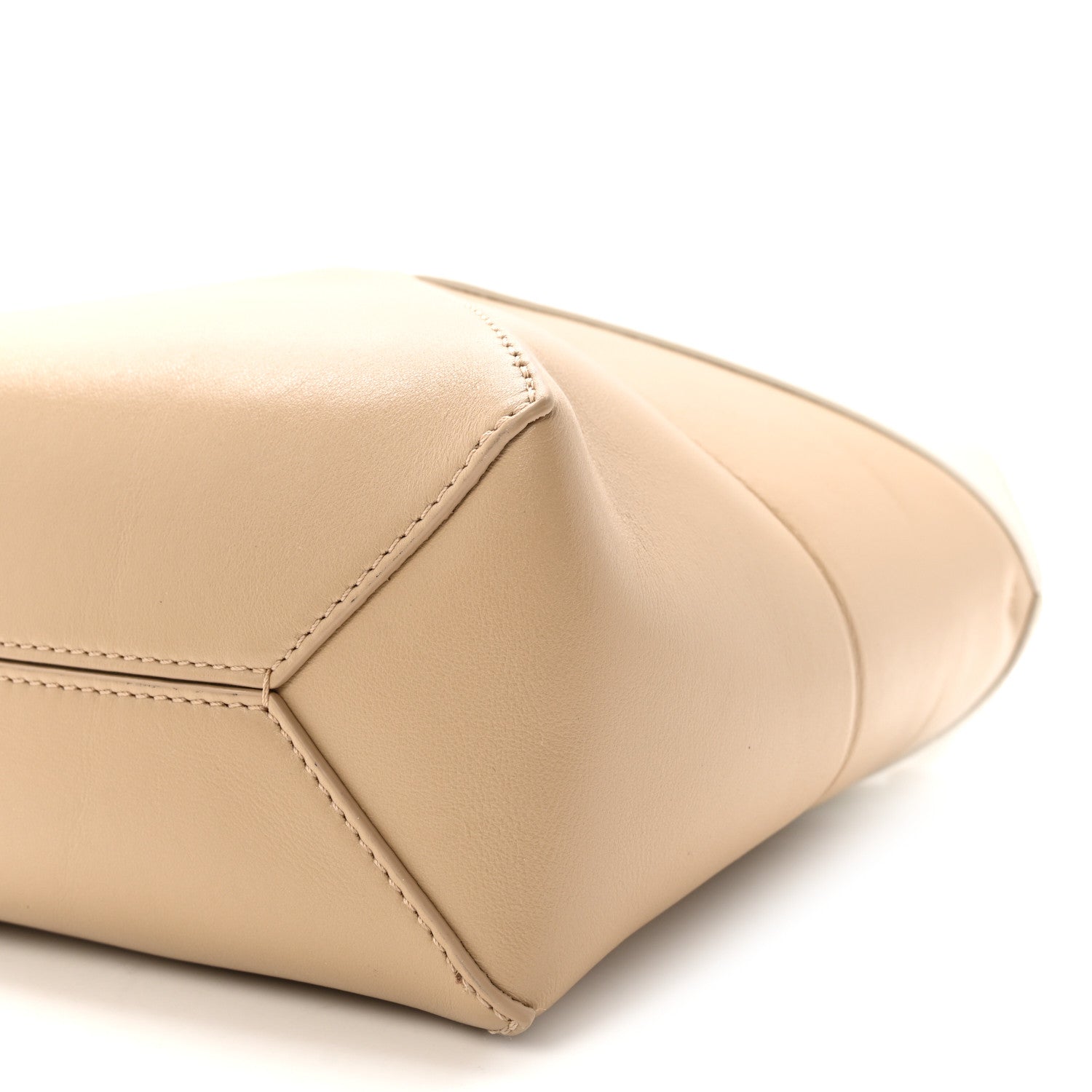 Loewe Shiny Calfskin Mini Puzzle Fold Tote Soft White Paper Craft 10 of 10