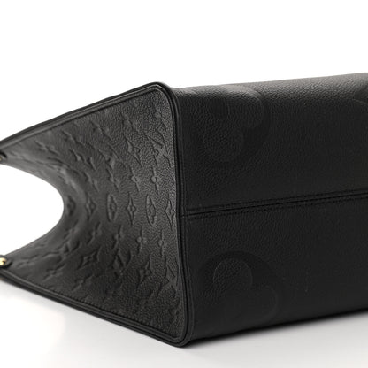 Louis Vuitton Empreinte Monogram Giant Onthego MM Black 7 of 8