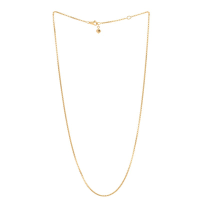 David Yurman 18K Yellow Gold 1.7mm Box Chain Necklace 20" 3 of 5