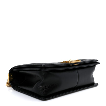 Chanel Caviar Quilted Medium Boy Flap Black 3 of 9