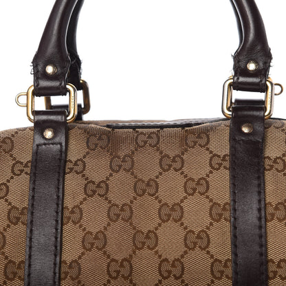 Gucci Monogram Small Boston Dark Brown 10 of 10