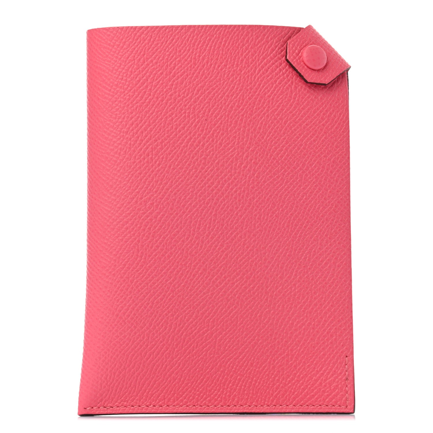 Hermes Epsom Tarmac PM Passport Holder Rose Azalee 1 of 7