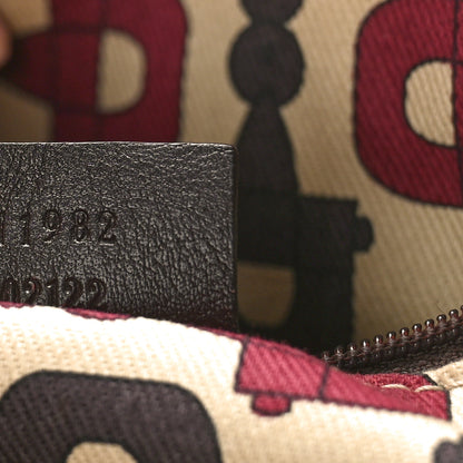 Gucci Guccissima Medium D Gold Tote Dark Brown 6 of 8