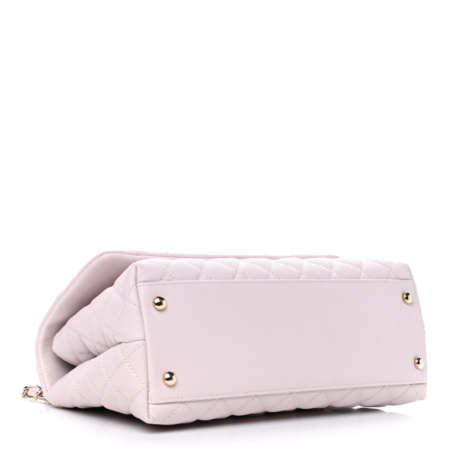 Chanel Caviar Quilted Small Coco Handle Flap Lilas Lilac 3 of 5