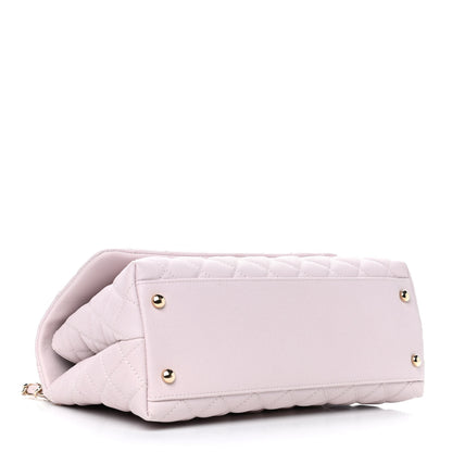 Chanel Caviar Quilted Small Coco Handle Flap Lilas Lilac 3 of 5
