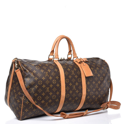 Louis Vuitton Monogram Keepall Bandouliere 55 4 of 21