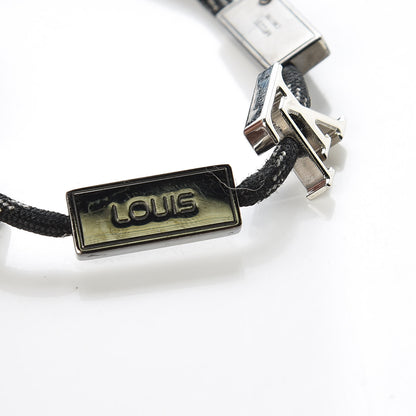 Louis Vuitton Nylon LV Satellite Bracelet M Black 8 of 8