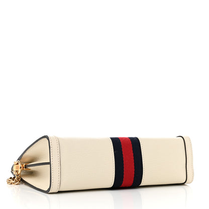 Gucci Textured Calfskin Web Small Ophidia Chain Shoulder Bag Mystic White 4 of 13