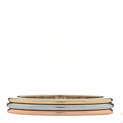 Cartier 18K Pink White Yellow Gold 2.5mm Vendome Louis Cartier Wedding Band Ring 49 4.75 3 of 4