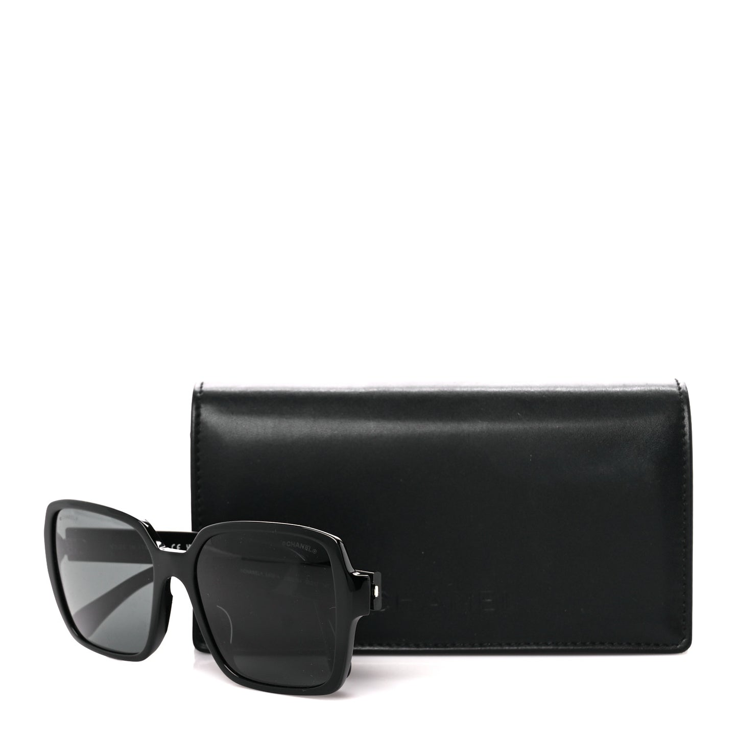 Acetate Square Sunglasses 5408-A Black