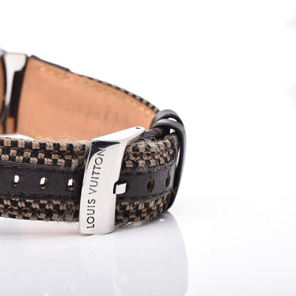 Louis Vuitton Stainless Steel Calfskin 44mm Tambour Regate Chronograph Automatic Watch Brown 8 of 8