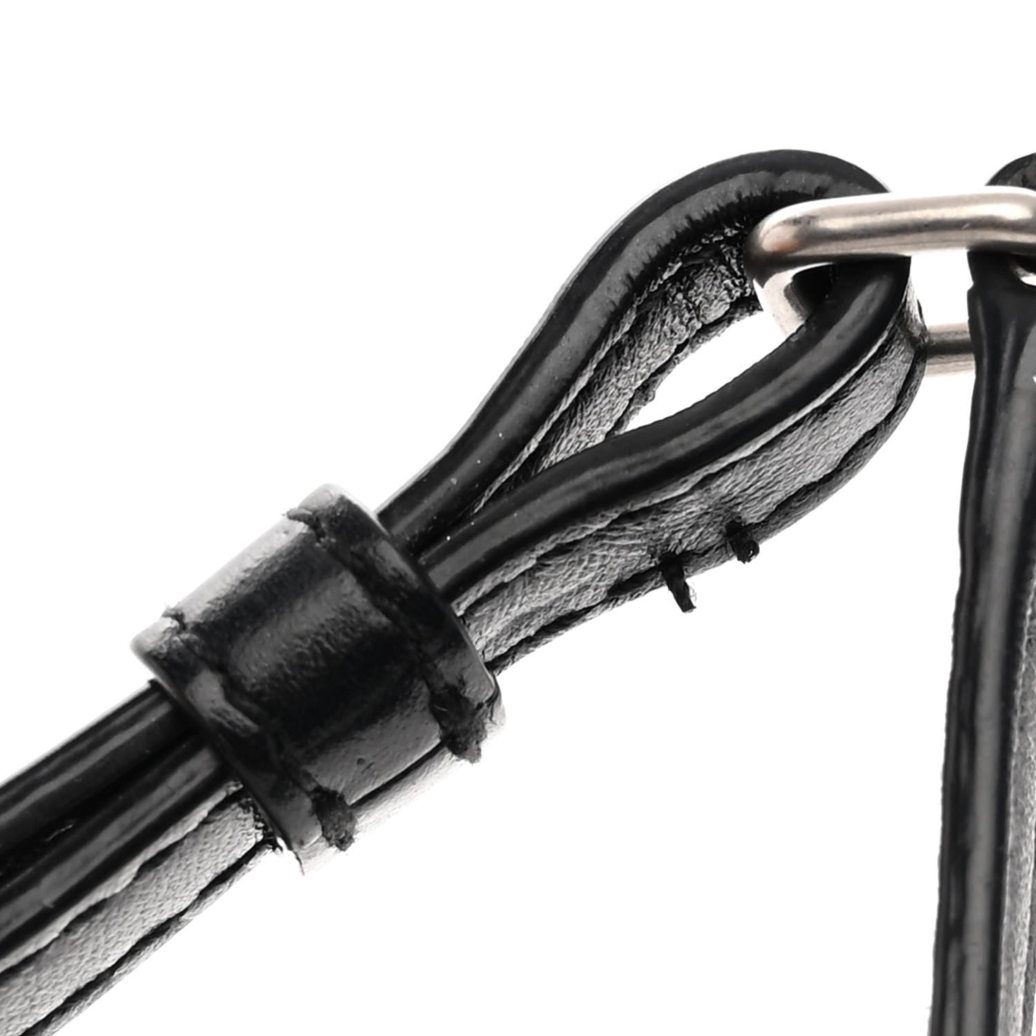 Saint Laurent SAINT LAURENT Calfskin Y Quilted Monogram Toy Loulou Crossbody Bag Black 9 of 10