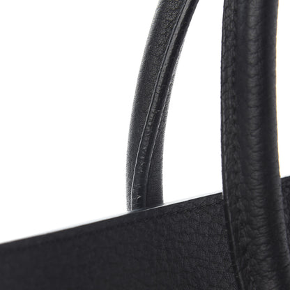 Celine Crisped Calfskin Mini Tie Knot Tote Black 10 of 12