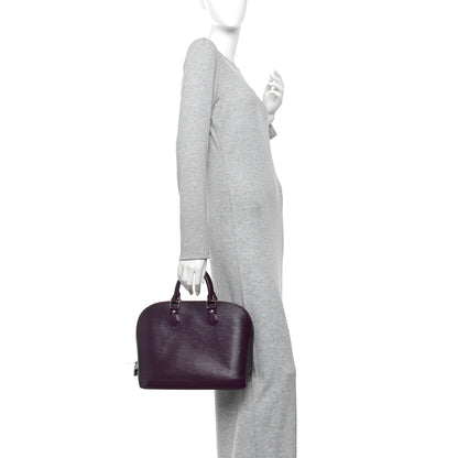 Louis Vuitton Epi Alma PM Cassis 2 of 10