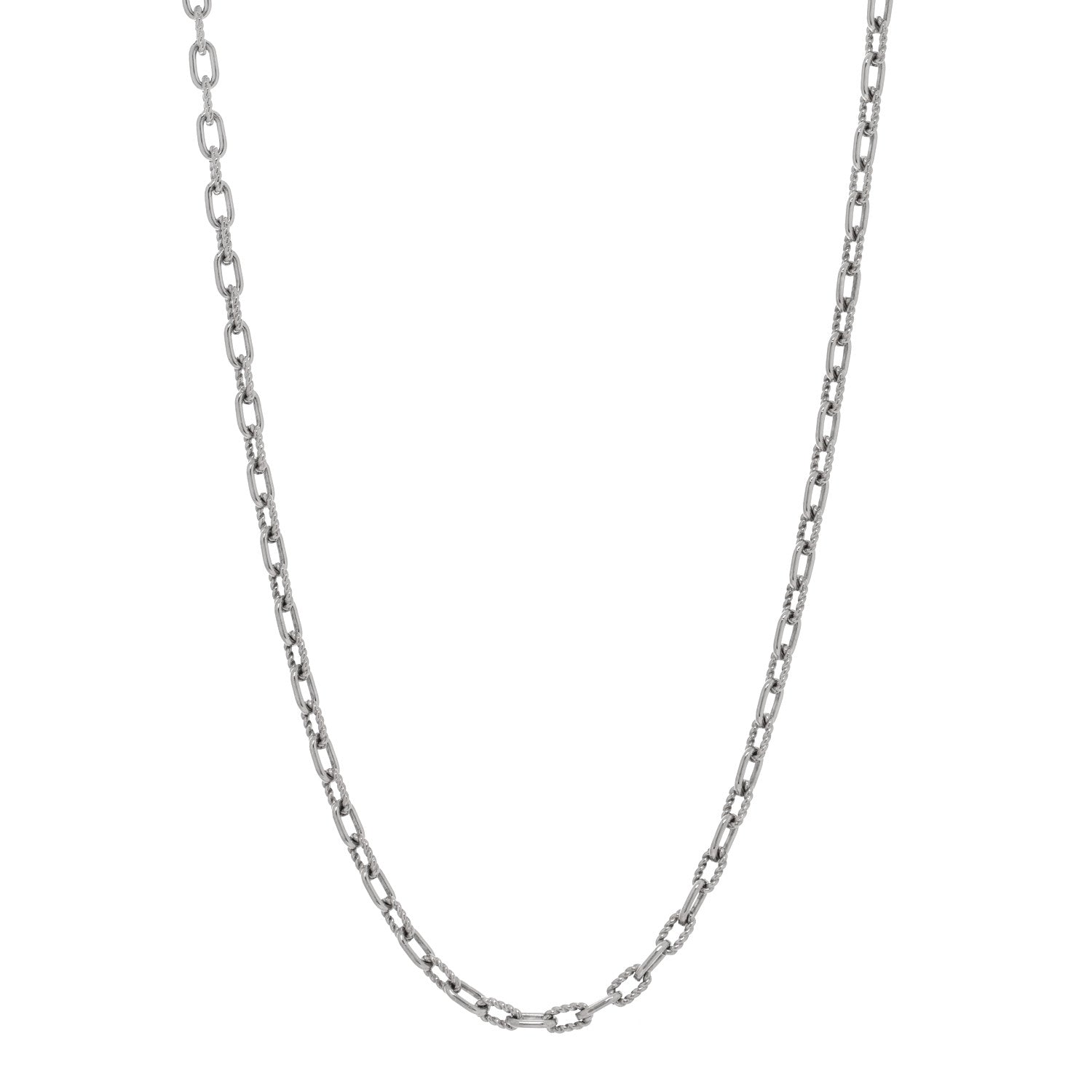 David Yurman Sterling Silver 3mm Madison Chain Necklace 1 of 4