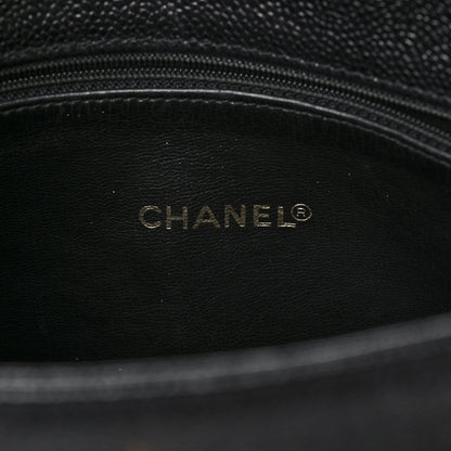 Chanel Caviar CC Shopper Tote Black 6 of 10