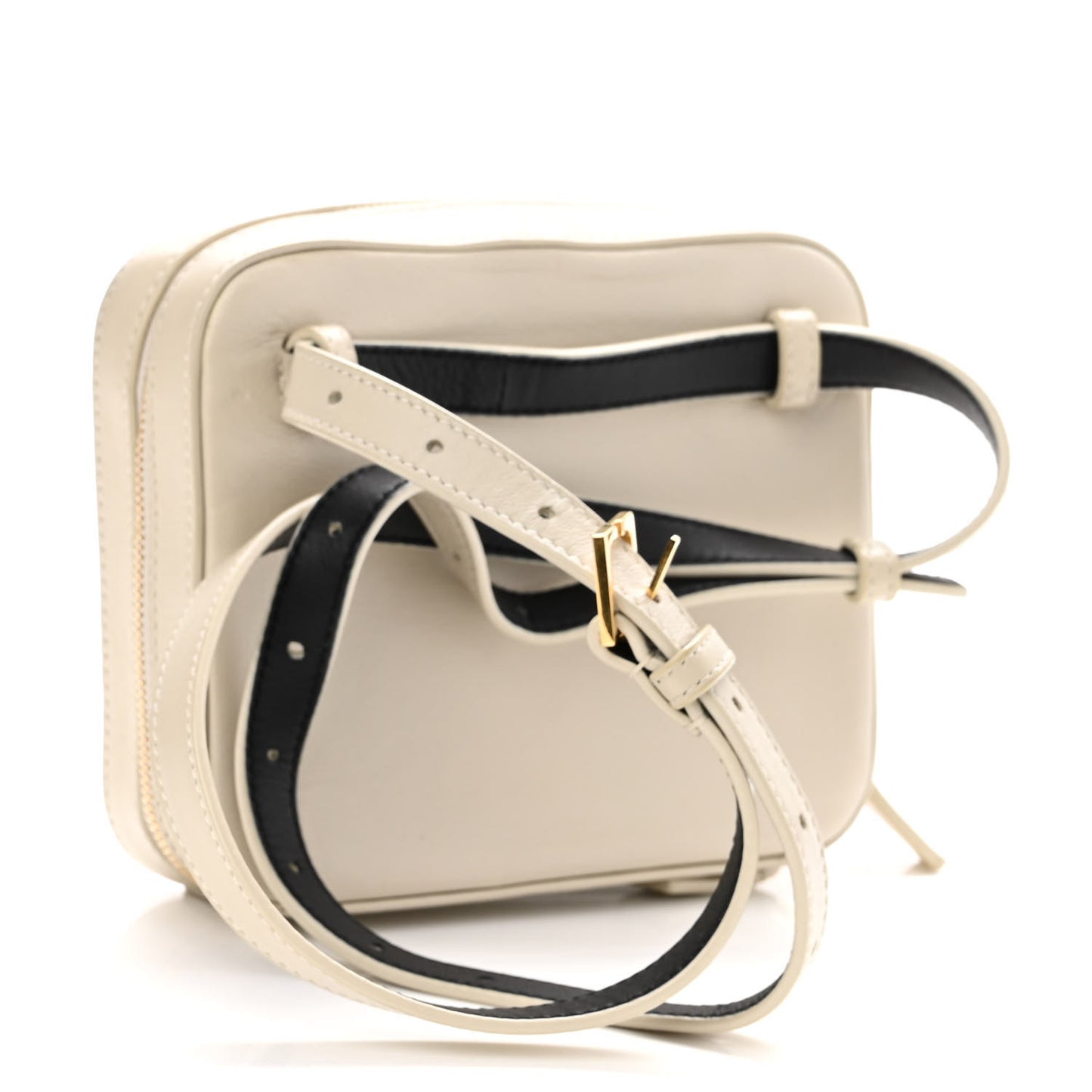 Lambskin Matelasse Vicky Monogram Belt Bag Crema Soft