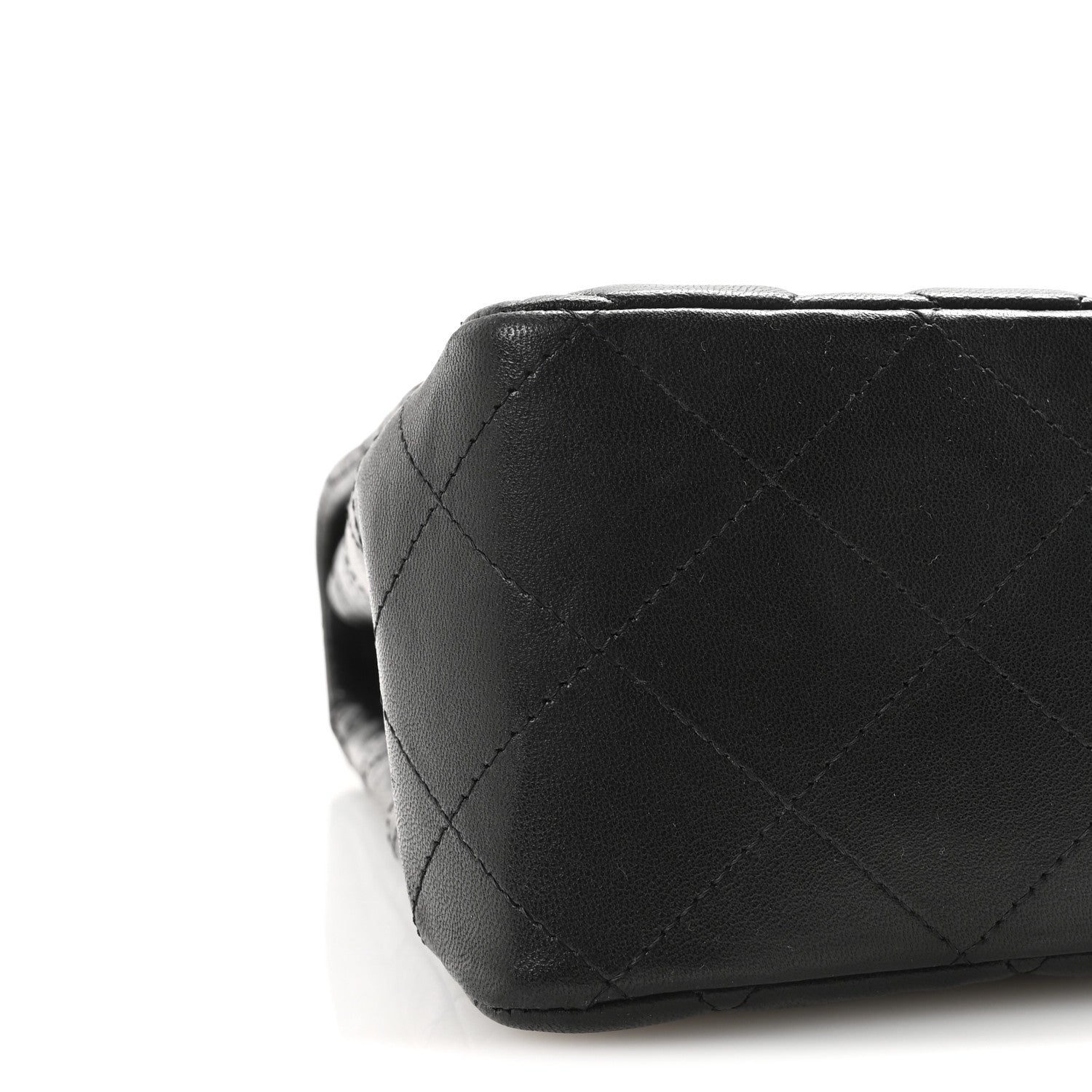 Chanel Lambskin Quilted Jumbo Single Flap Black 9 of 10