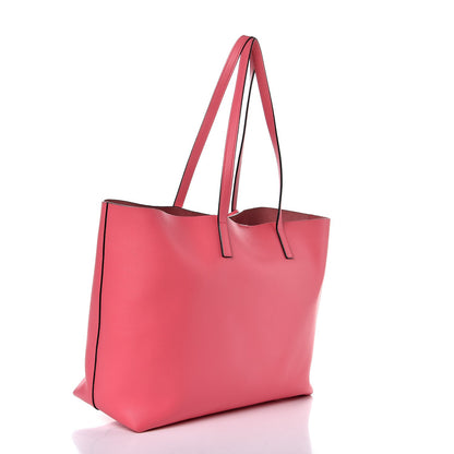Saint Laurent Calfskin Large Shopping Tote Pale Rose 4 of 8