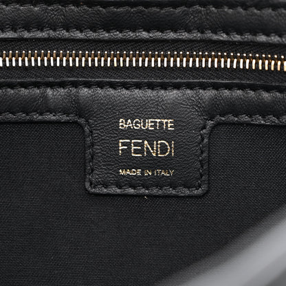 Fendi Nappa FF 1974 Embossed Baguette Black 6 of 10