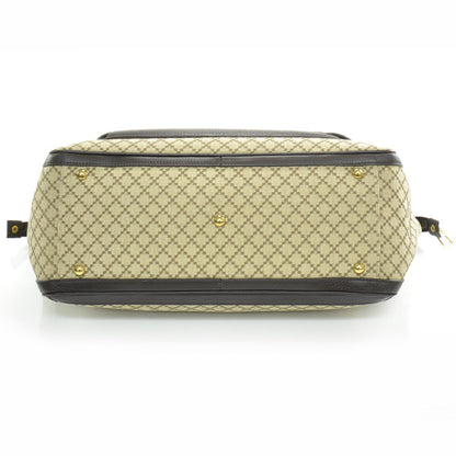 Gucci Diamante Cellarius Calfskin Medium 1973 Top Handle Bag Beige Ebony Cocoa 5 of 10