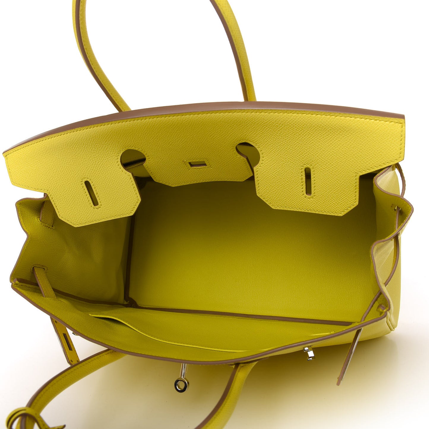 Epsom Birkin 35 Lime