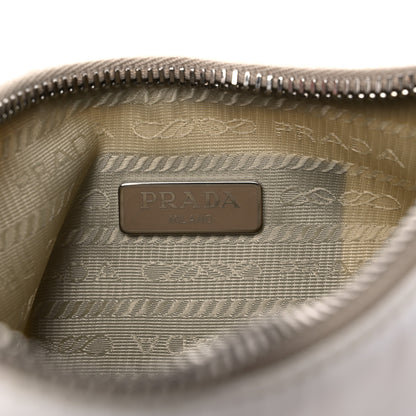 Prada Nylon Re-Edition 2005 Shoulder Bag White 5 of 14