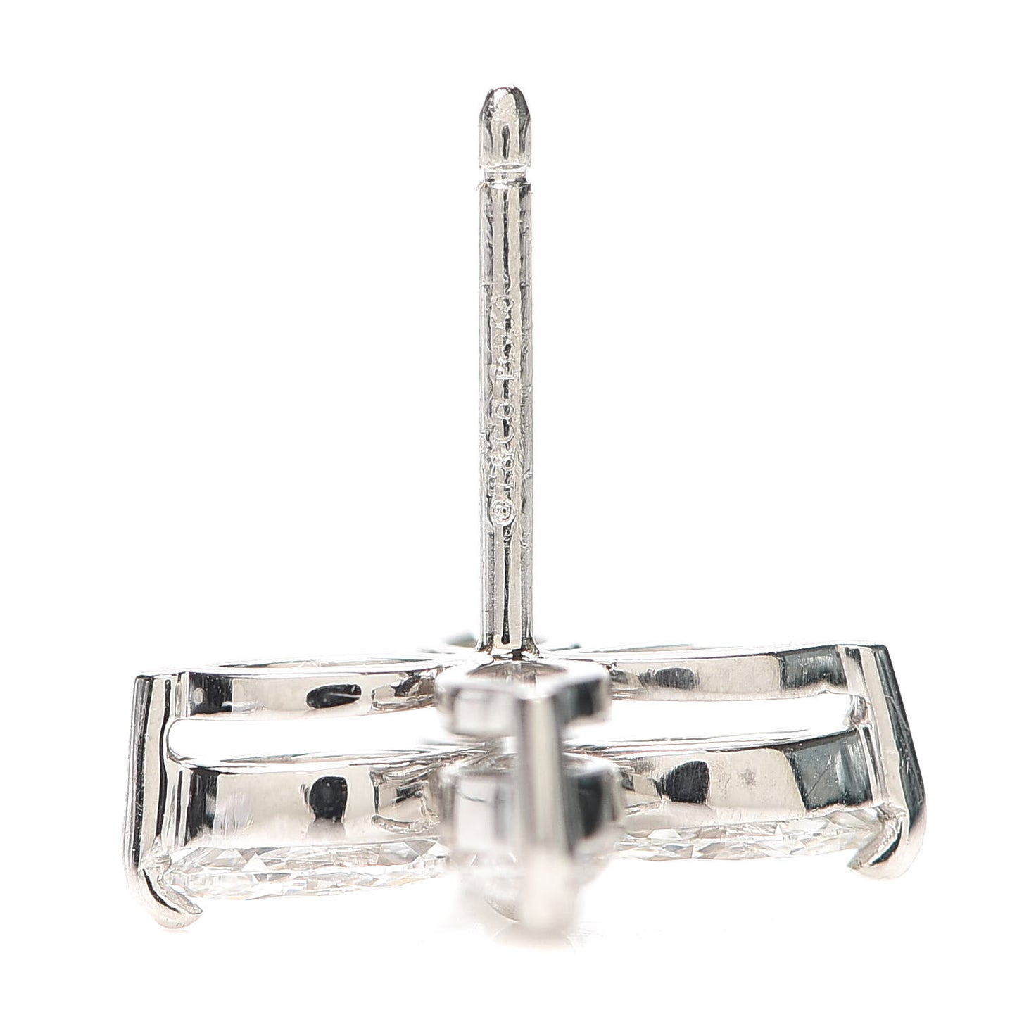 Platinum Diamond Large Victoria Earrings