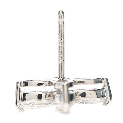 Tiffany Platinum Diamond Large Victoria Earrings 4 of 5