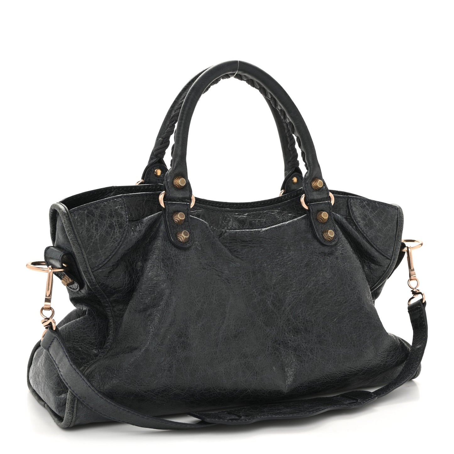 Agneau Giant 12 Rose Gold Hardware City Dark Night