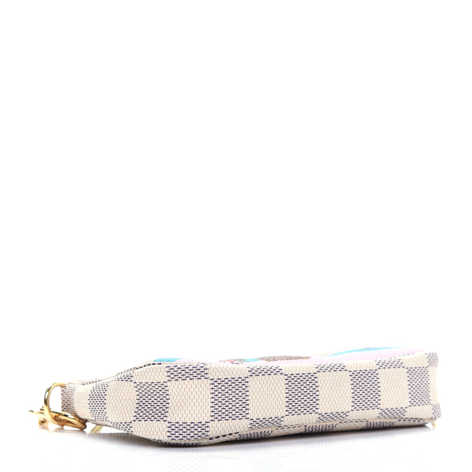 Louis Vuitton Damier Azur 2016 Christmas Animation Mini Pochette Accessories 4 of 13