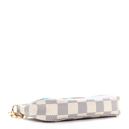 Louis Vuitton Damier Azur 2016 Christmas Animation Mini Pochette Accessories 4 of 13