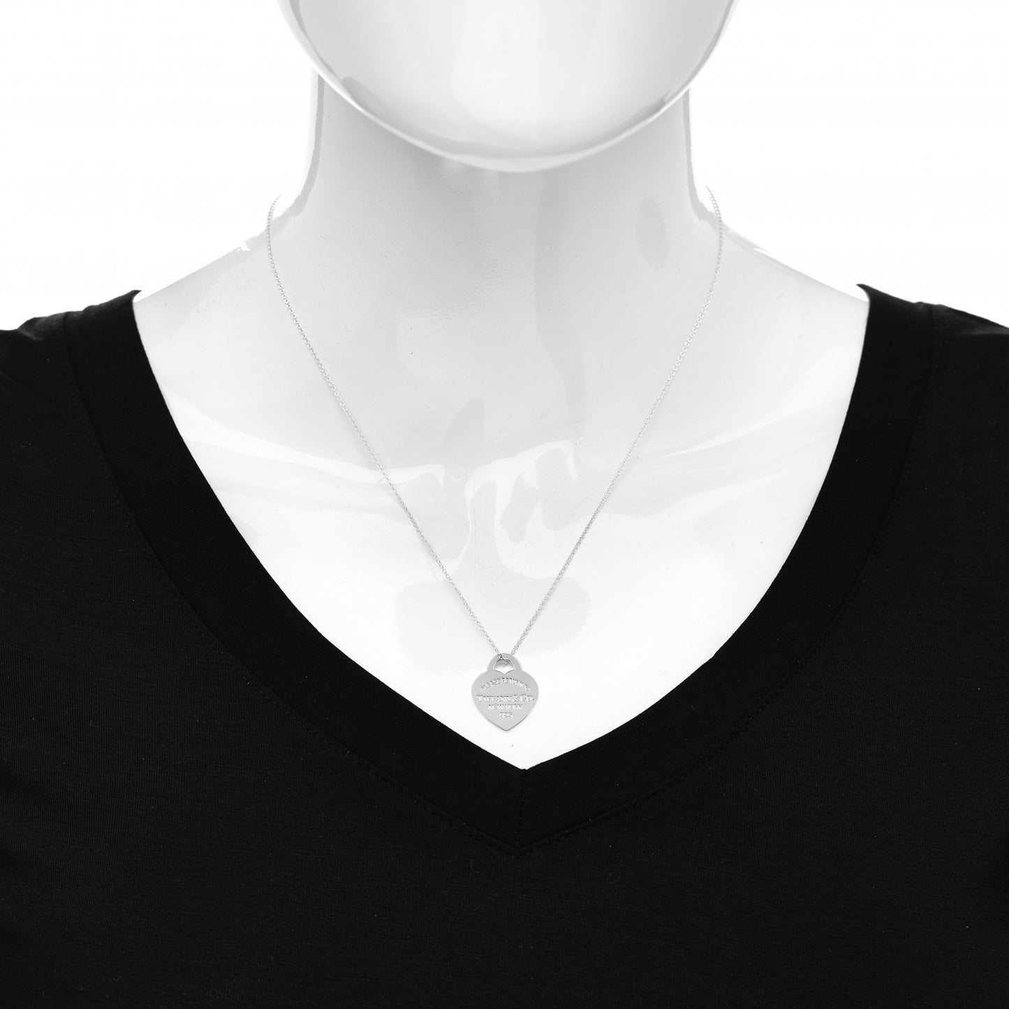 Sterling Silver Small Return to Tiffany Heart Pendant Necklace