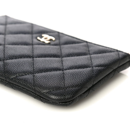 Chanel Caviar Quilted Small Cosmetic Case Black 9 of 10