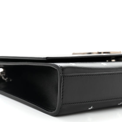 Saint Laurent Calfskin Star Print Medium Monogram Kate Satchel Black 9 of 10