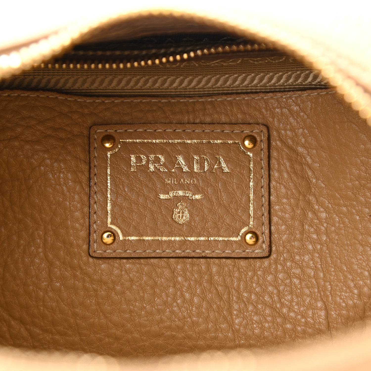Prada Vitello Daino Hobo Sughero 5 of 10