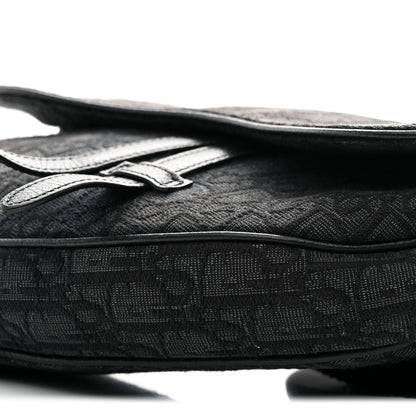 Christian Dior Oblique Mens Saddle Bag Black 16 of 17