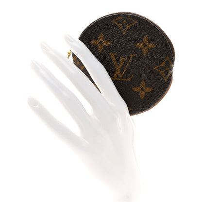 Louis Vuitton LOUIS VUITTON Monogram Round Coin Purse 2 of 7