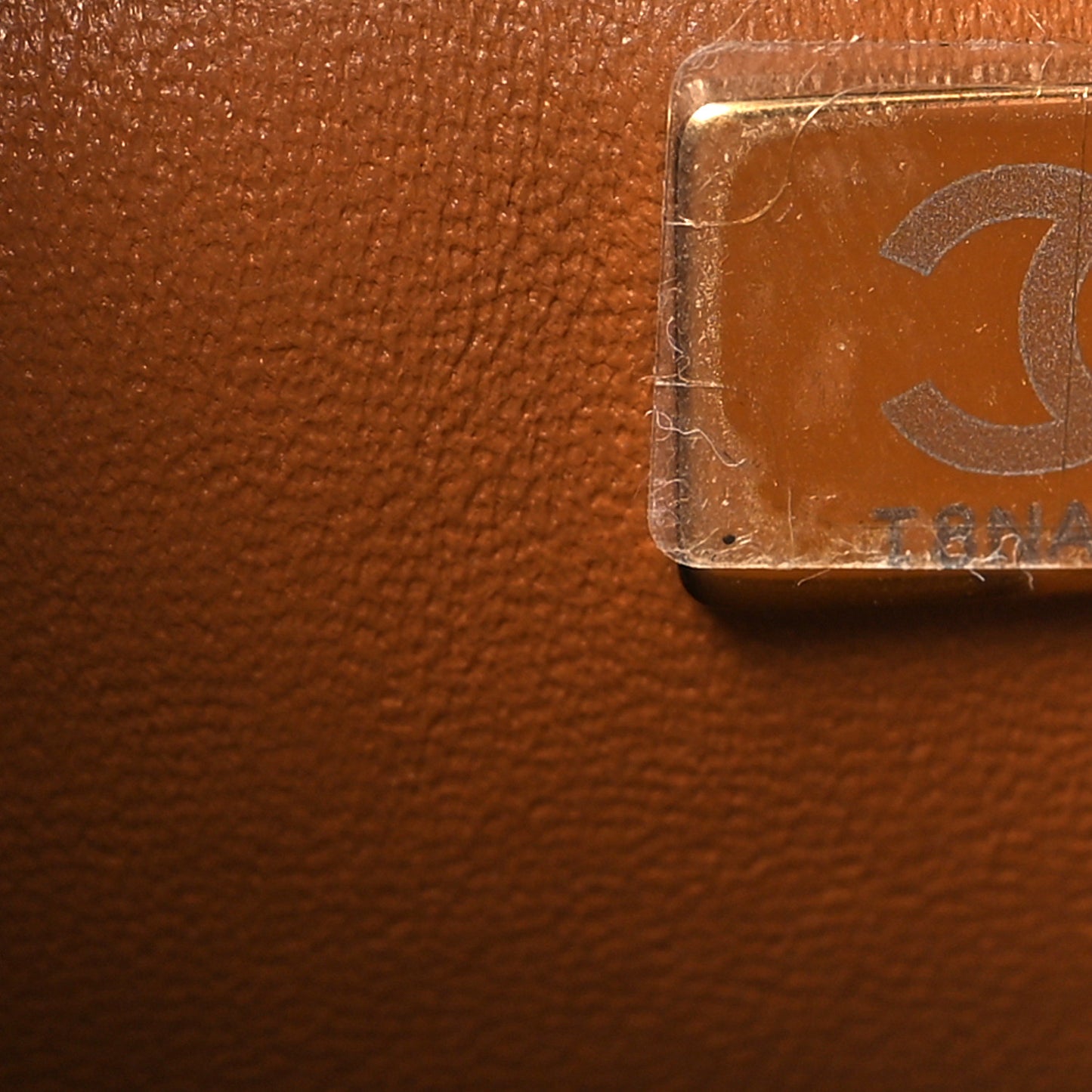 Lambskin Quilted Medium Double Flap Brown