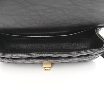 Chanel Aged Calfskin Quilted 2.55 Reissue Chain Waist Bag Black 5 of 11
