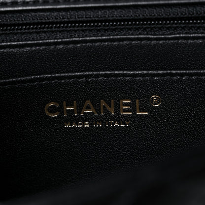 Chanel Lambskin Quilted Mini Rectangular Flap Black 6 of 10
