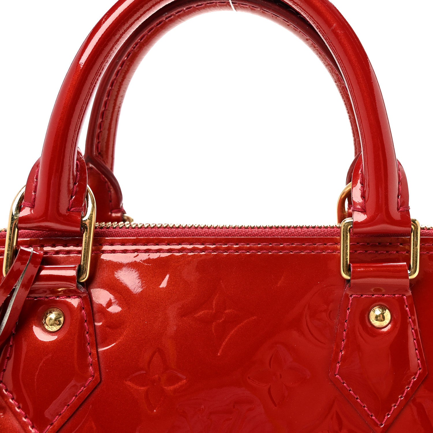 Louis Vuitton Vernis Alma PM Pomme D'Amour 7 of 9