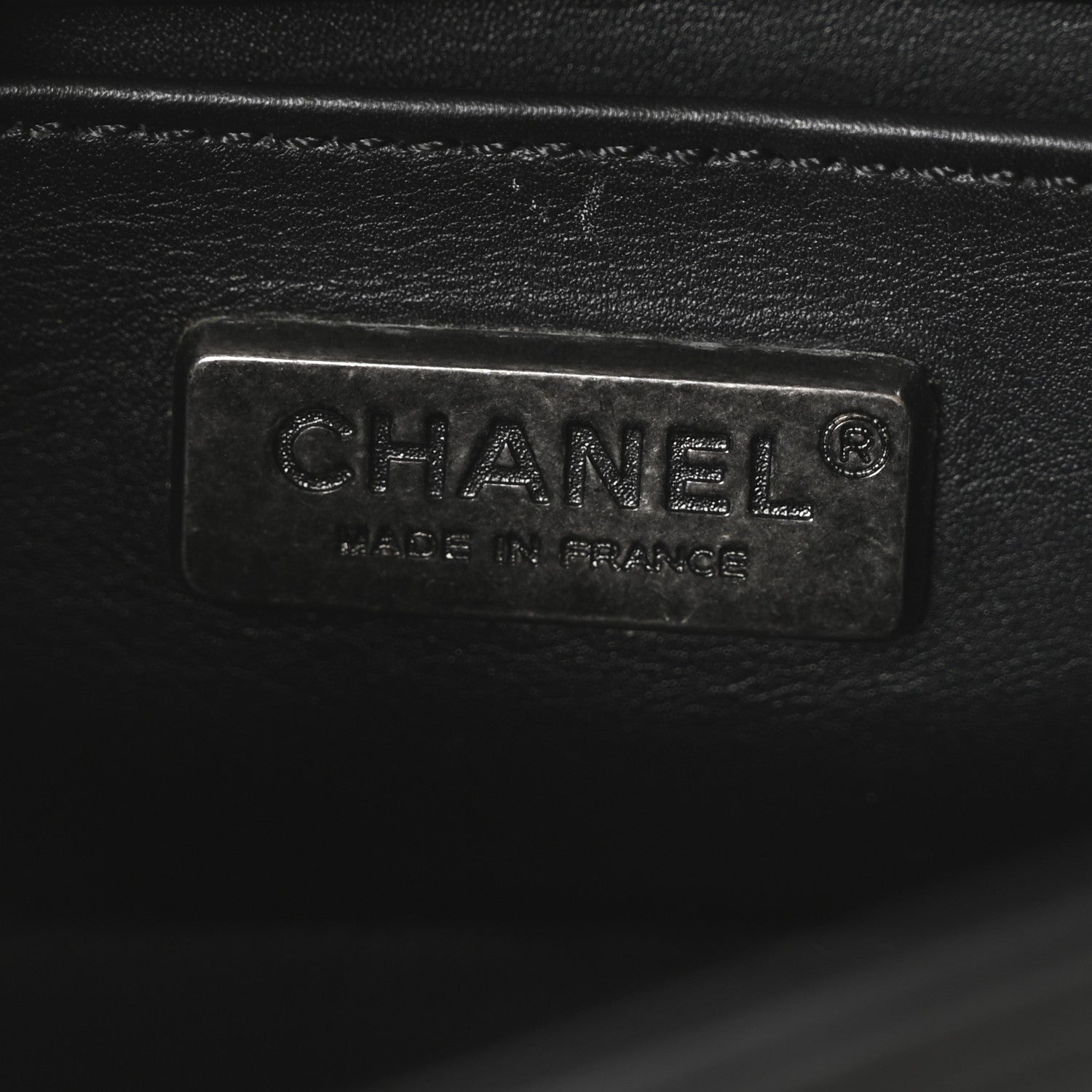 Chanel Galuchat Stingray Mini Boy Flap Black Silver 6 of 10