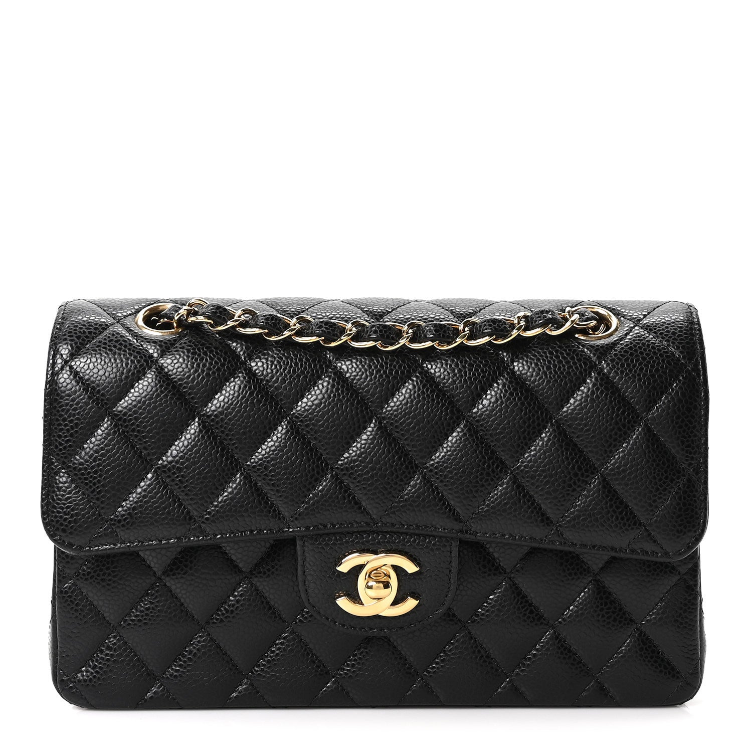 Chanel Caviar Quilted Small Double Flap Black 1 of 10