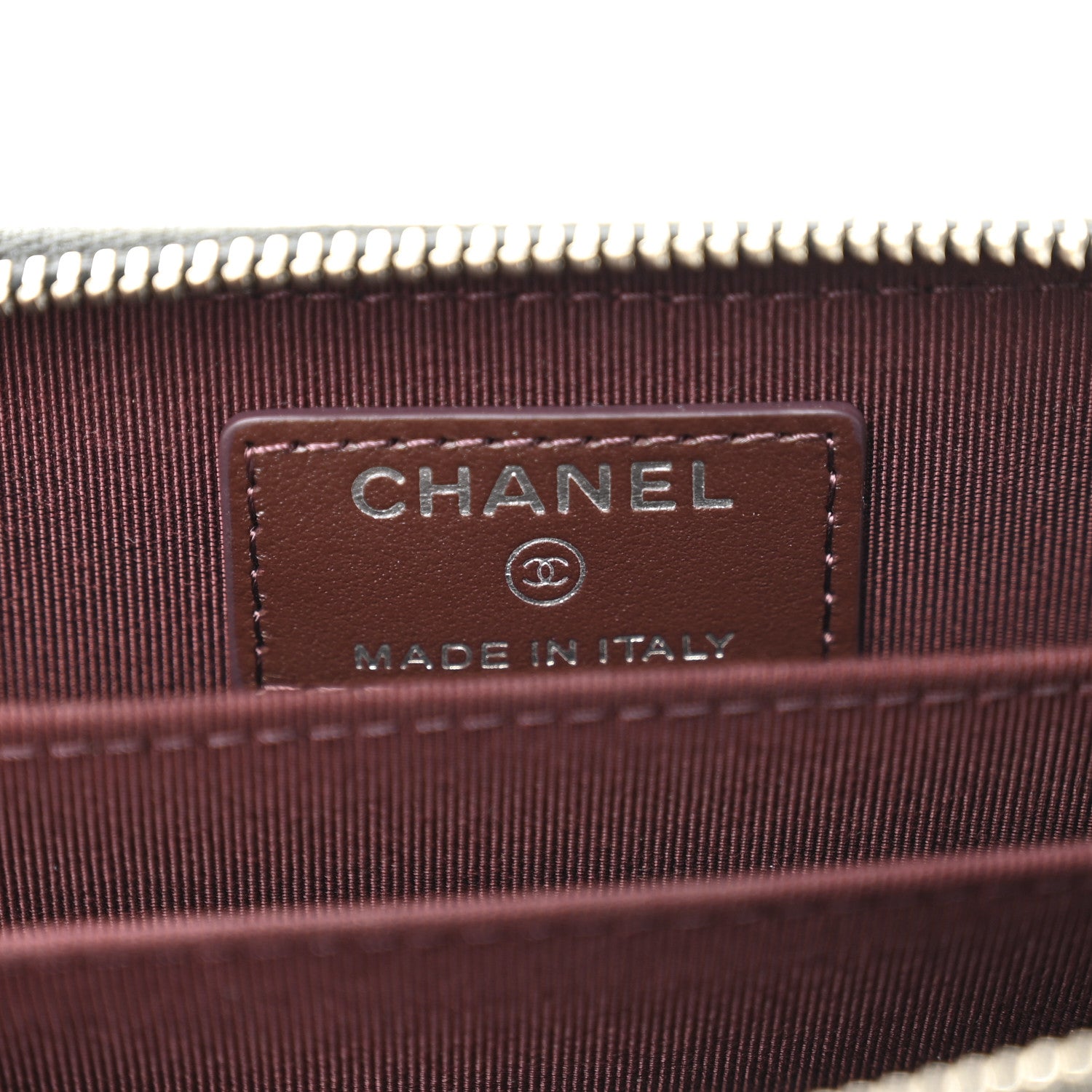 Chanel Caviar Quilted Zip Coin Purse Black 6 of 7