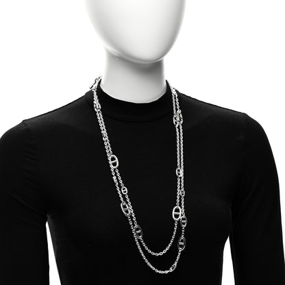 Hermes Sterling Silver Farandole Necklace 160 2 of 6
