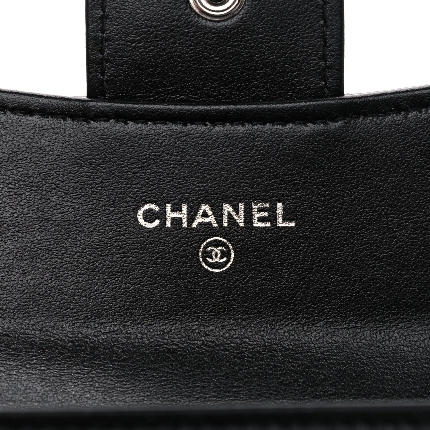 Chanel Aged Calfskin Chevron Quilted Reissue Card Holder Wallet So Black 6 of 11