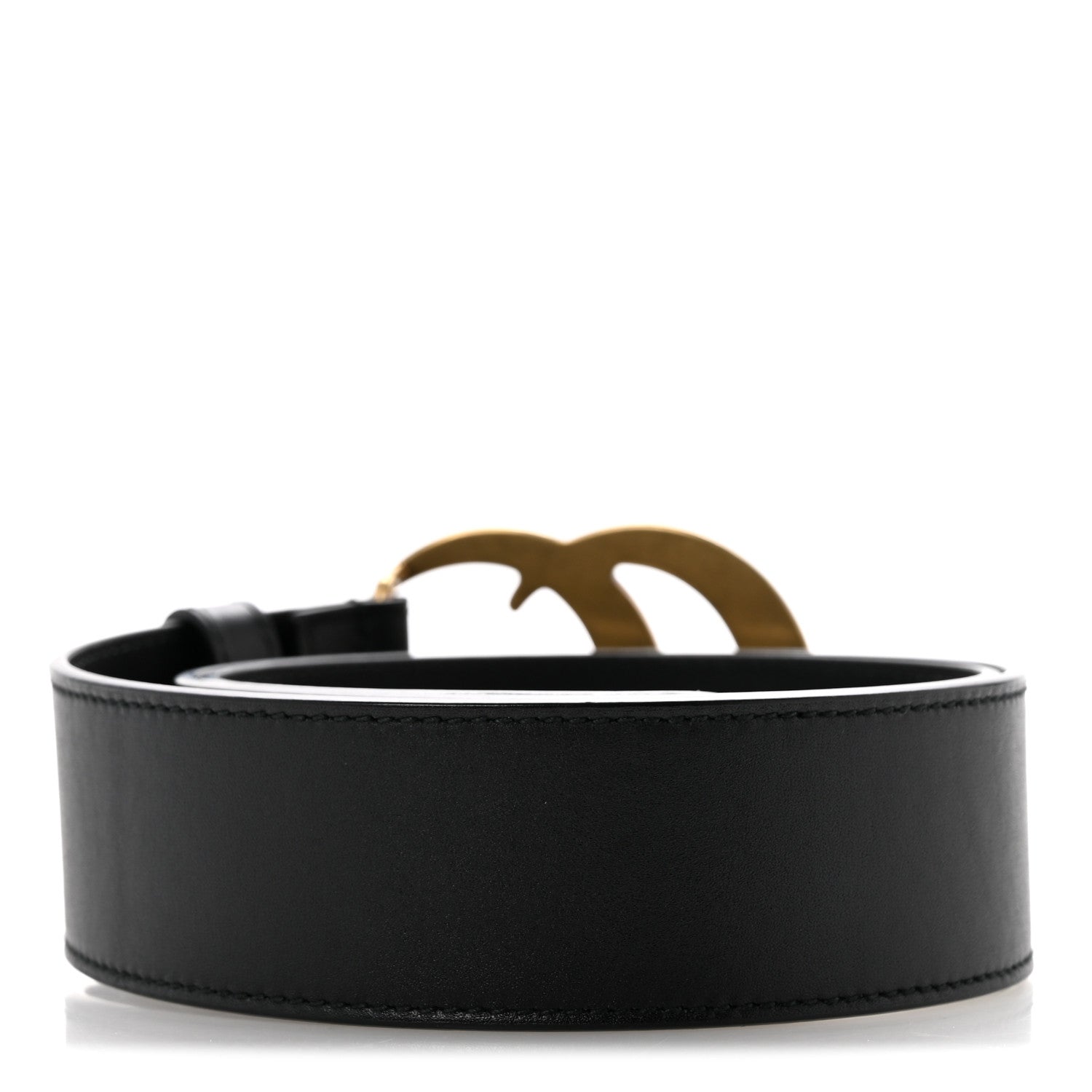 Gucci Calfskin Double G 40mm Belt 75 30 Black 2 of 8